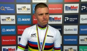 Championnats du Monde UCI Montréal 2026 - Remco Evenepoel après sa médaille d'or sur le contre-la-montre