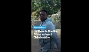 Les Bleus de Zidane arrivent à Clairefontaine