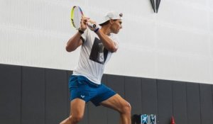 ATP 2026 - Rafael Nadal à nouveau à l'entraînement, raquette en main