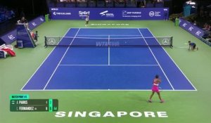 Singapour - Leylah Fernandez valide sa place en quarts