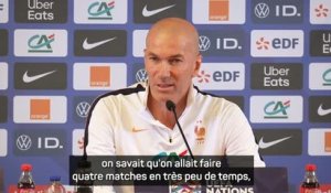 Bleus - Zidane : "Le plus important, c'est d'apprendre à se connaître"