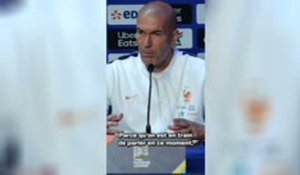Bleus - Zidane se méfie de l'Italie, "une équipe difficile à jouer"