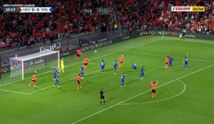 L'ouverture du score des Pays-Bas en vidéo - Foot - Ligue des nations - Ligue des nations