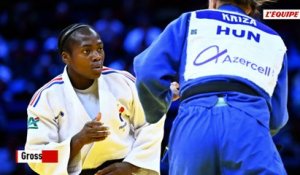 Énorme déception pour Clarisse Agbégnénou, battue en quarts de finale des Championnats du monde de judo - Judo - Championnats du monde (F)