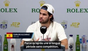 Carlos Alcaraz : « Je me sens frais mentalement » - Tennis - ATP - Shanghai