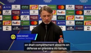 Dortmund - Kovač : “Complètement absent en défense en première mi-temps"