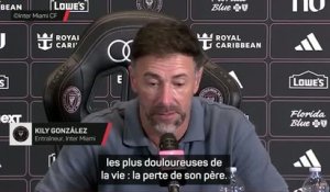 Inter Miami - Messi en deuil, González : “Nous essayons de le soutenir”