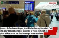 Les quatre joueurs de l'UBB bloqués à Bristol, dont Louis Bielle-Biarrey, ont pu rejoindre Gloucester - Rugby - Coupe des champions