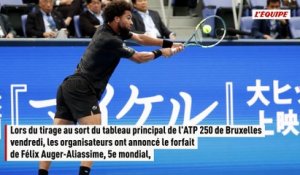 Arthur Fils tête de série n°1 de l'ATP 250 de Bruxelles après le forfait de Félix Auger-Aliassime - Tennis