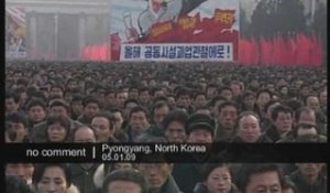 Nouvel an à  Pyongyang en Corée du Nord