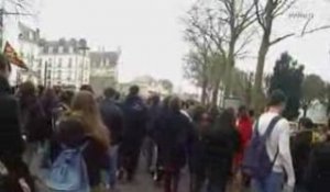 Loi LRU : 700 étudiants dans les rues de Nantes