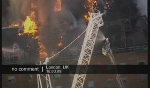 Incendie au centre de Londres