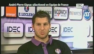 A.-P. Gignac en Equipe de France