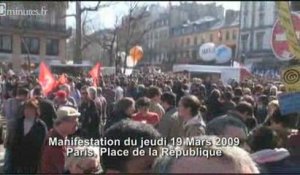 Manifestation du jeudi 19 Mars 2009