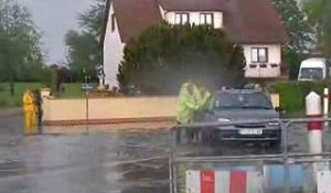 Grandvilliers : orage et inondation