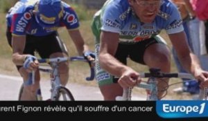 Laurent Fignon révèle qu'il souffre d'un cancer