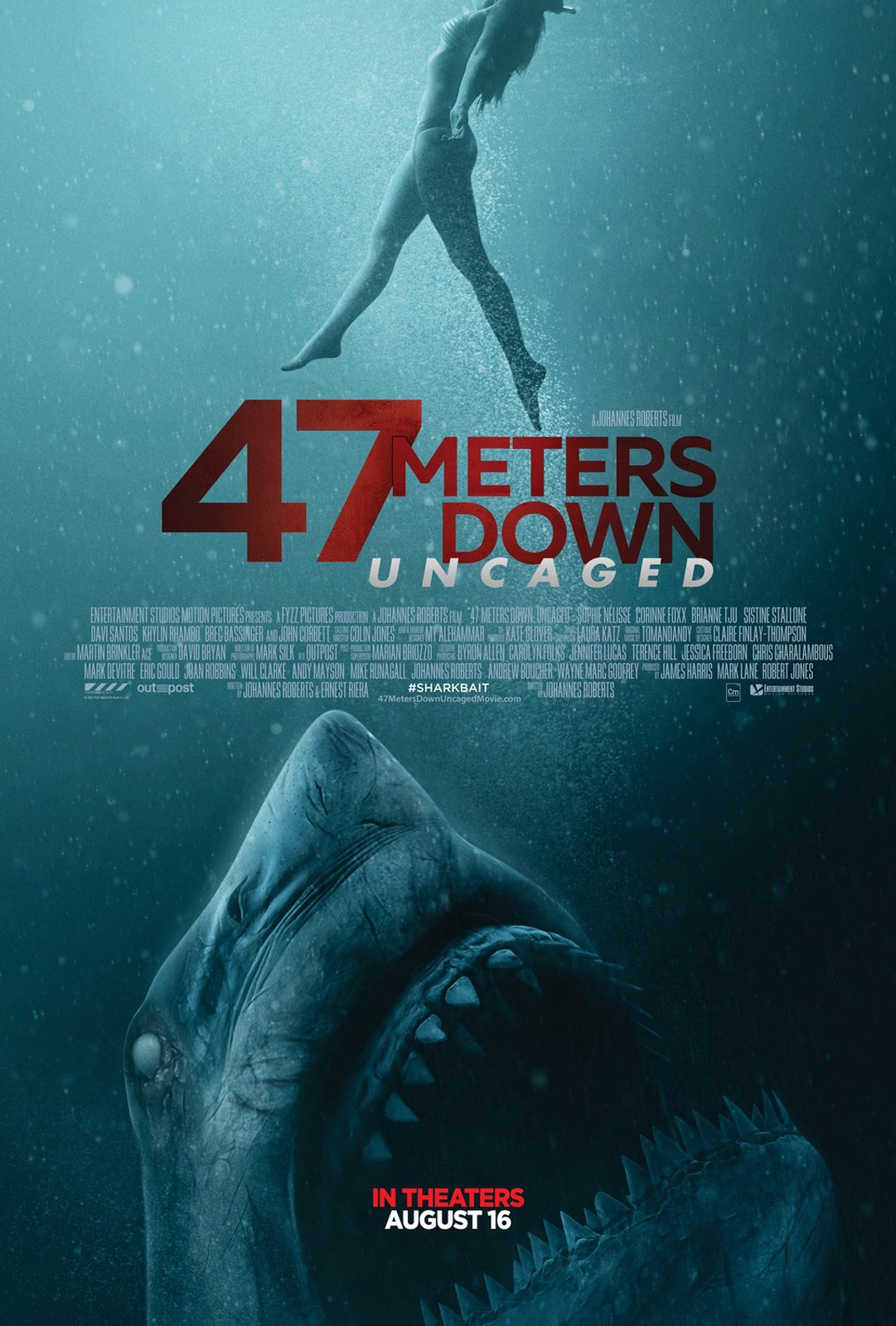 47 Meters Down: Uncaged : Affiche