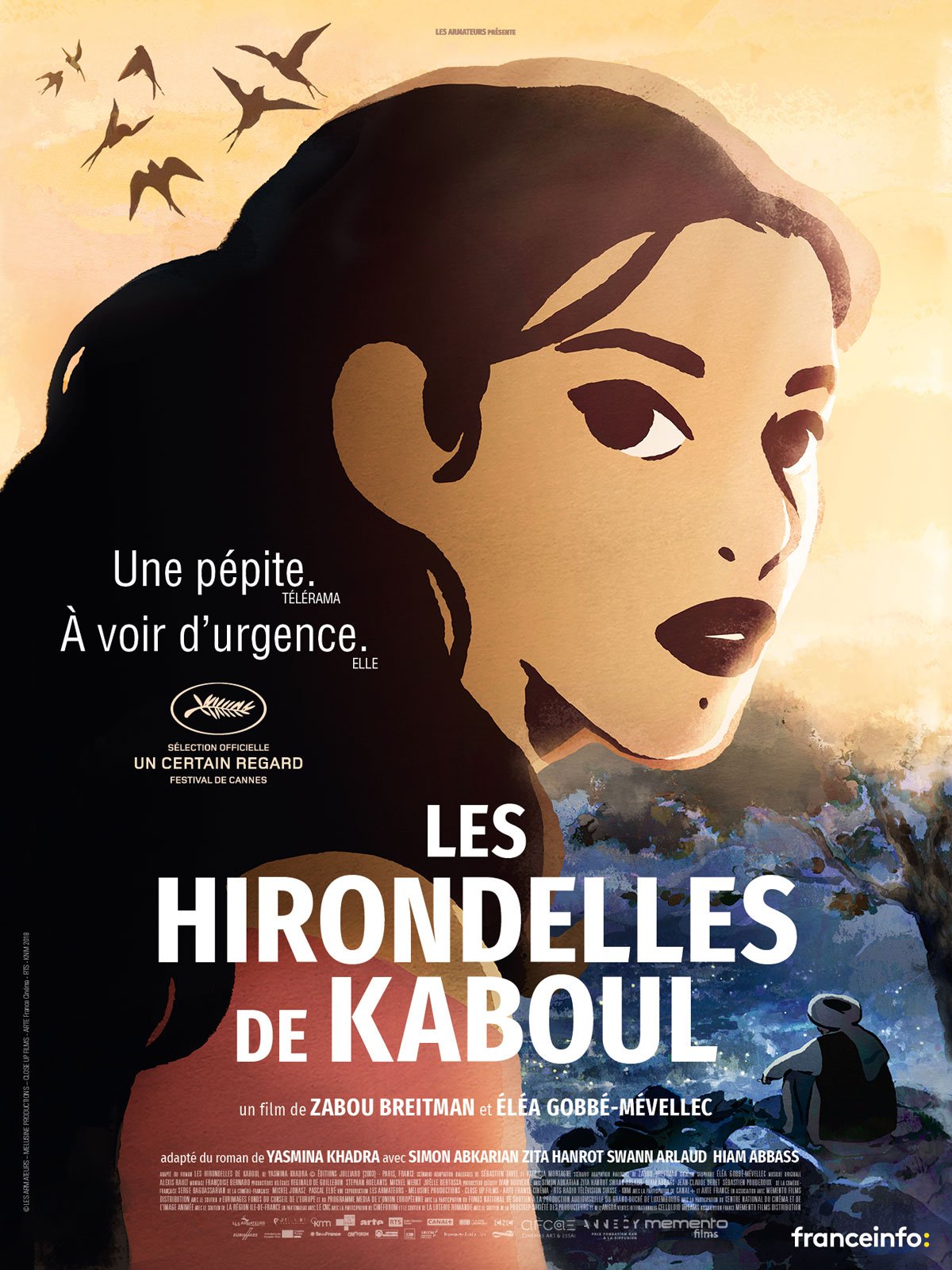 Les Hirondelles de Kaboul : Affiche