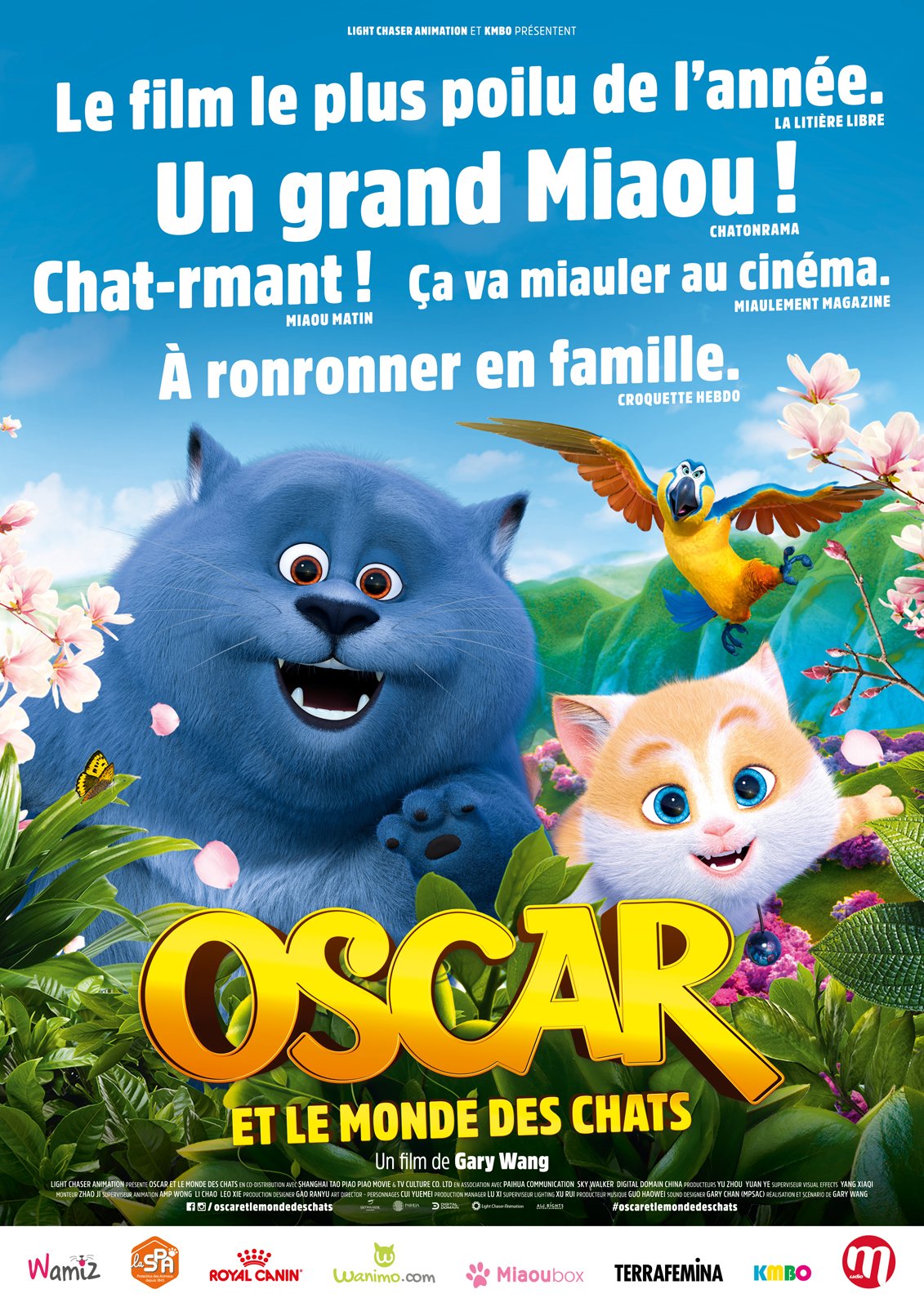Oscar et le monde des chats : Affiche