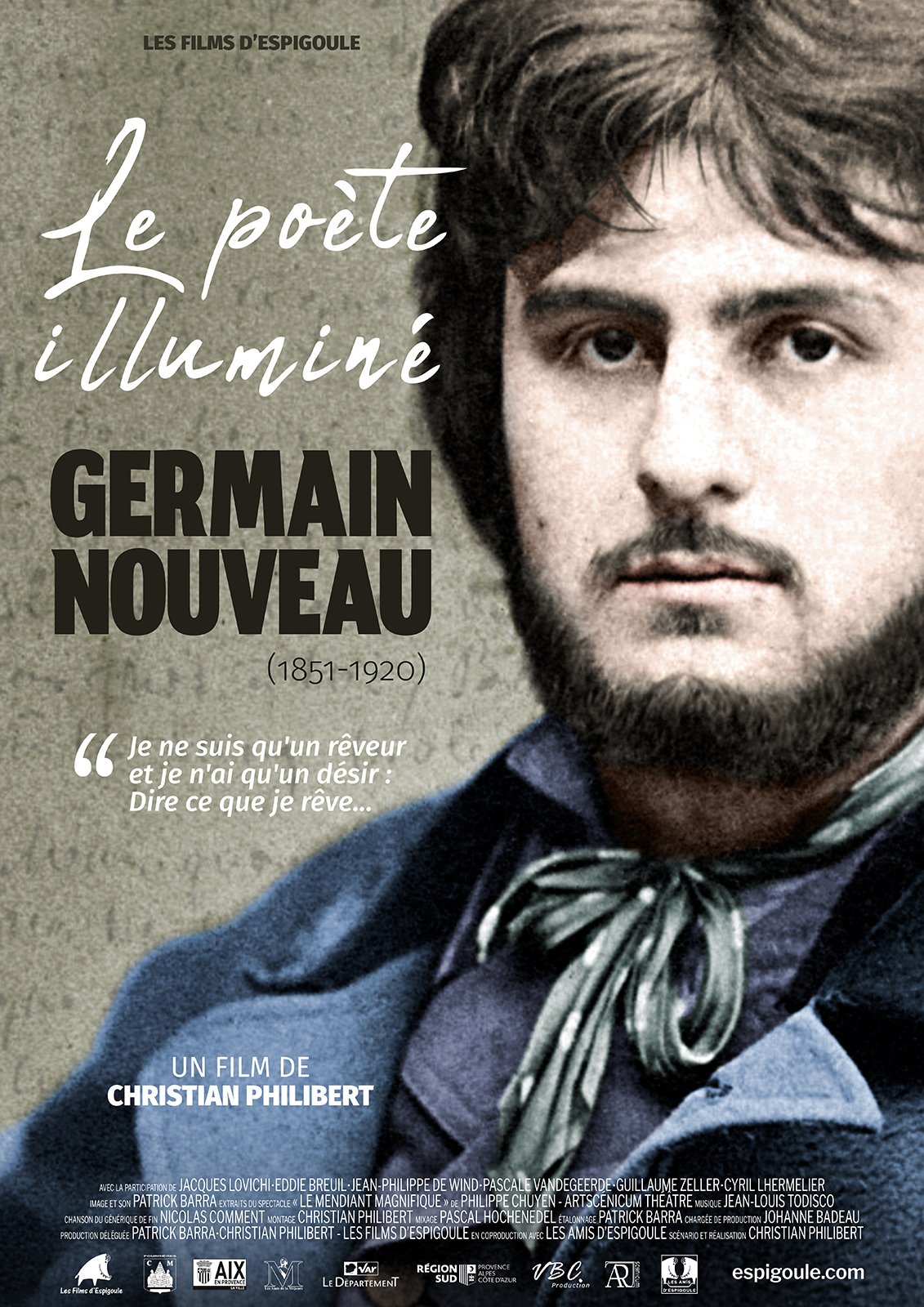 Le poète illuminé, Germain Nouveau (1851-1920) : Affiche