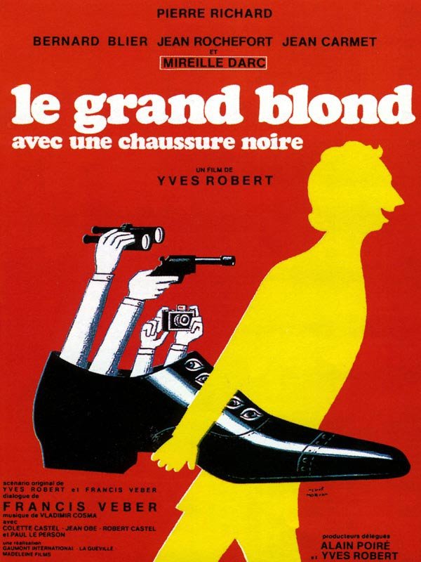 Le Grand Blond avec une chaussure noire : Affiche