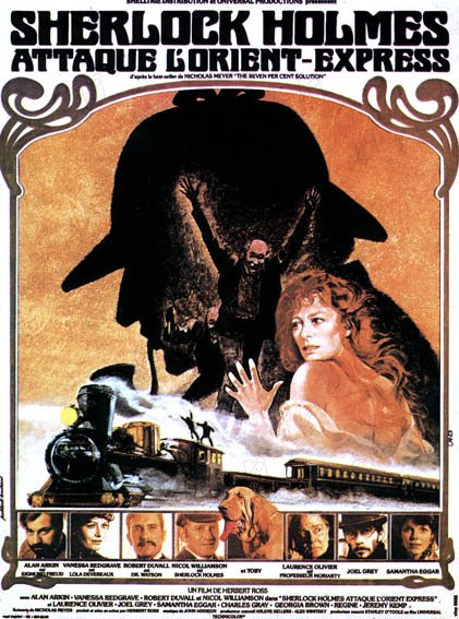 Sherlock Holmes attaque l'Orient Express : Affiche