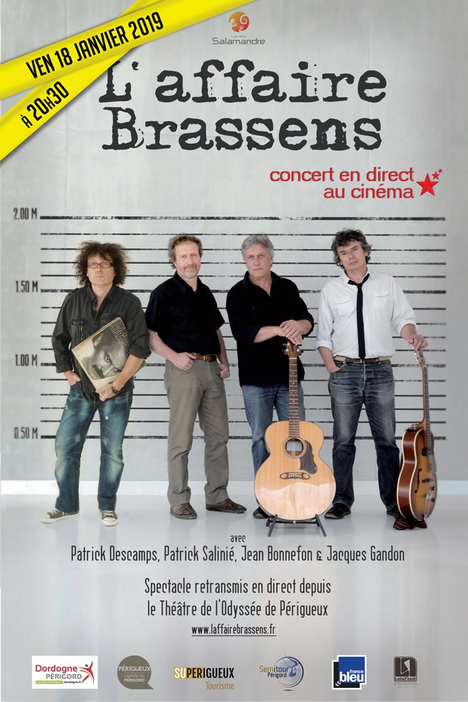 L'Affaire Brassens - Concert : Affiche