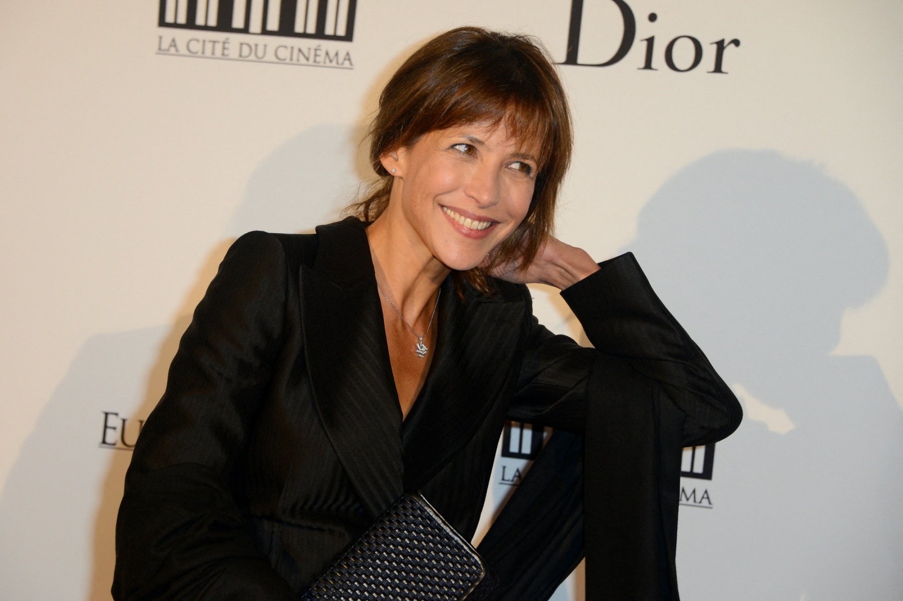 Sophie Marceau à l'ouverture de La Cité du Cinéma, à Saint-Denis, le 21 septembre 2012.