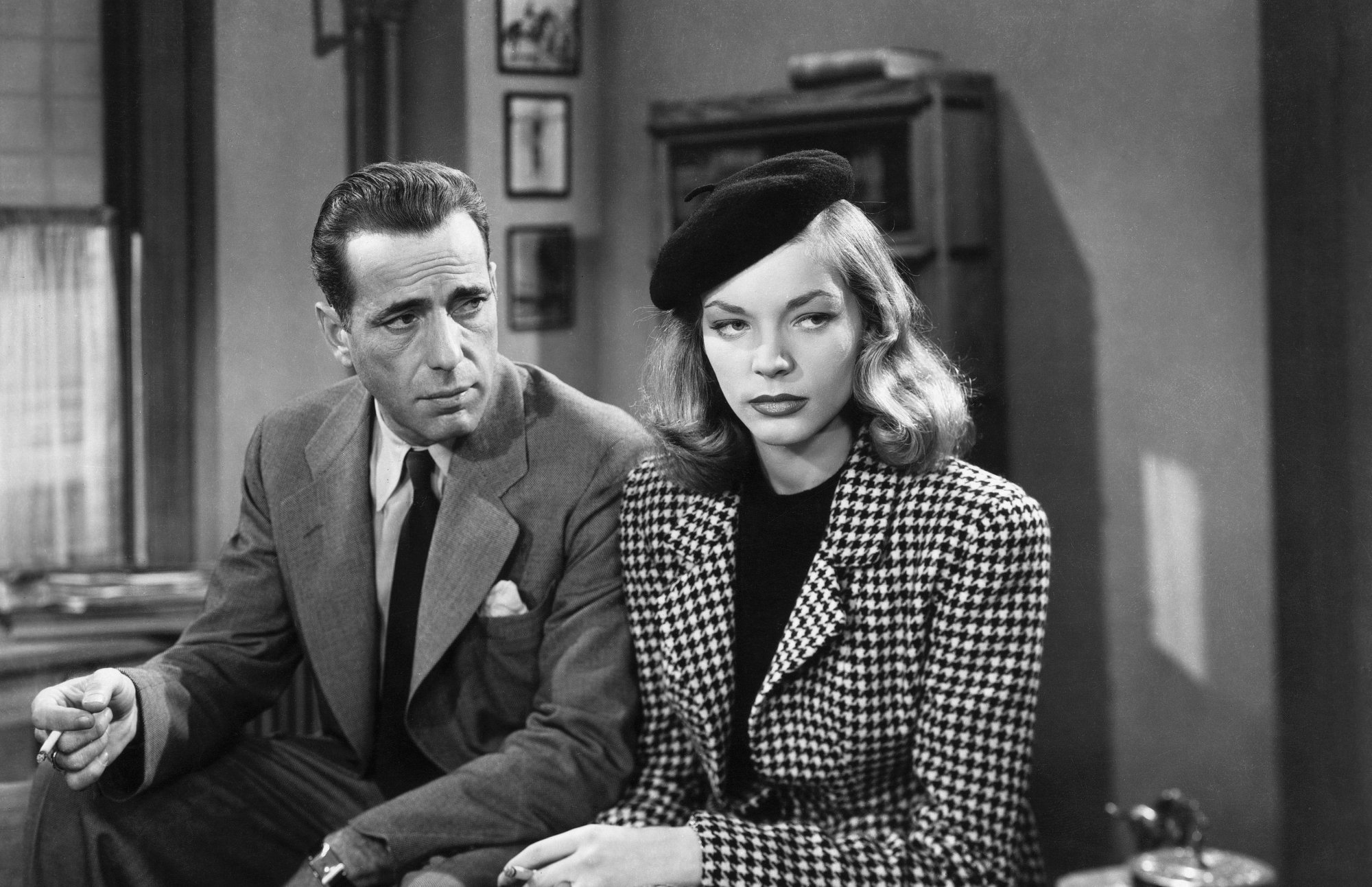 Humphrey Bogart et Lauren Bacall sur le tournage du 