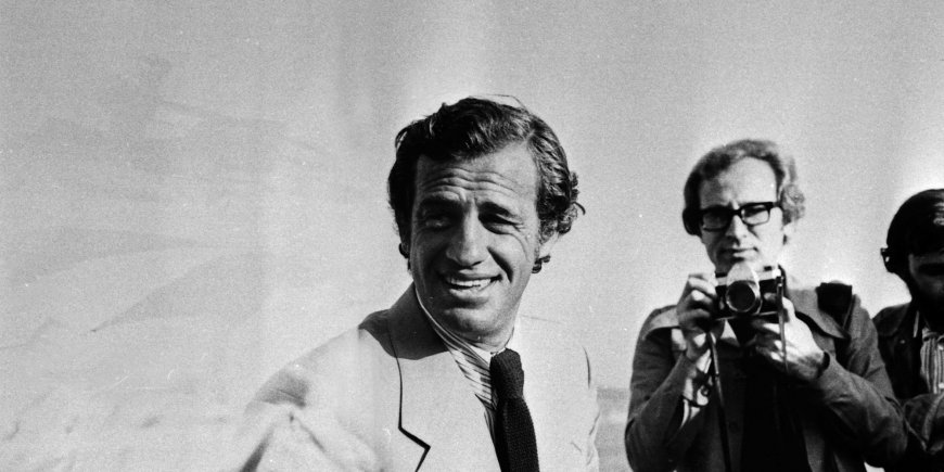 Jean-Paul Belmondo au Festival de Cannes en mai 1974. 