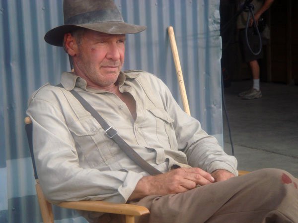 Harrison Ford dans Indiana Jones et le Royaume du Crâne de cristal de Steven Spielberg