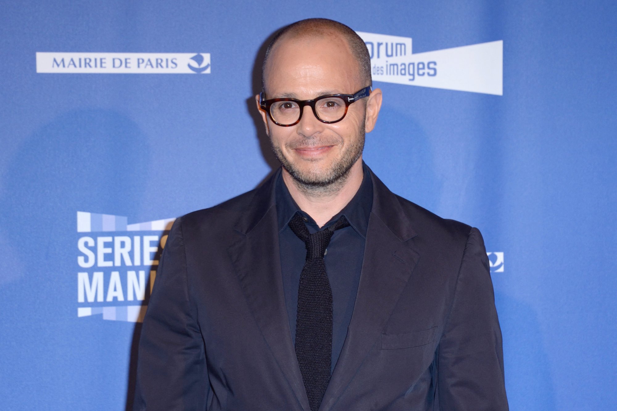 Damon Lindelof lors du Festival Séries Mania à Paris, le 13 avril 2017.
