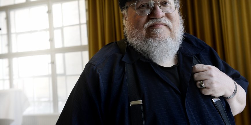 George R. R. Martin l'auteur de Game of Thrones à Stockholm, le 23 juin 2015.