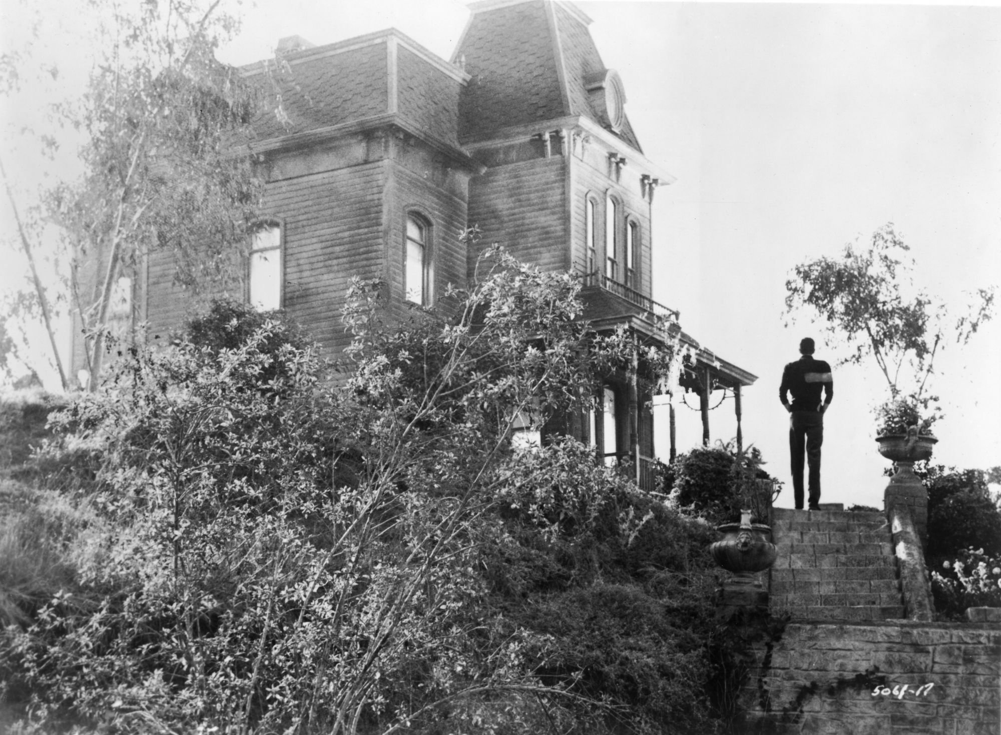 Le célèbre manoir d'Anthony Perkins dans Psychose d'Alfred Hitchcock