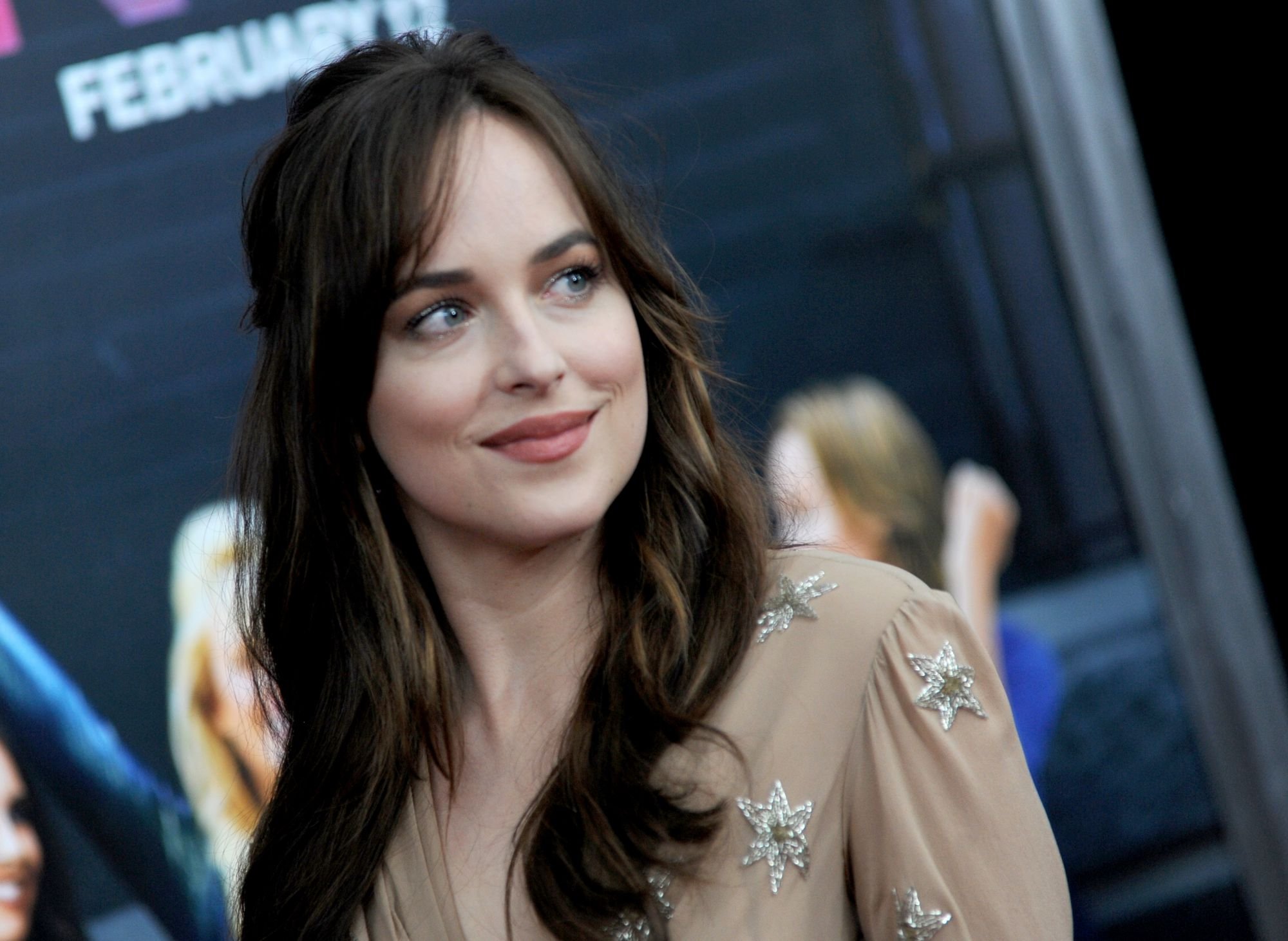 Dakota Johnson à l'avant-première de [ITALIC]Célibataire, mode d'emploi[/ITALIC] à New York en février 2016