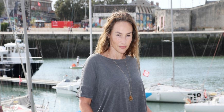 Vanessa Demouy au Festival de la Fiction TV de la Rochelle, le 14 septembre 2019.
