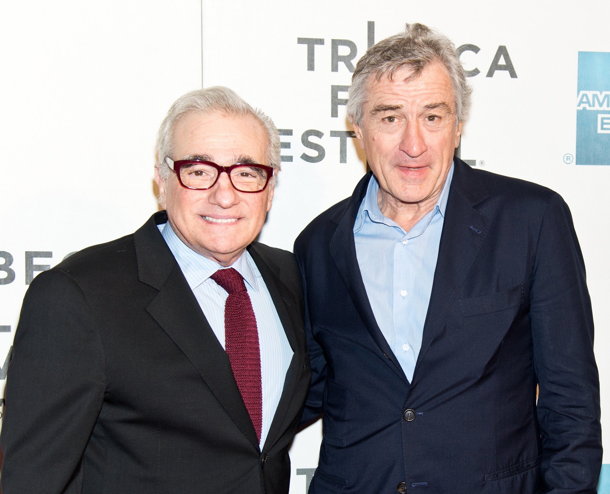 Martin Scorsese et Robert De Niro à la projection de La Valse des pantins