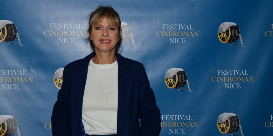 Karin Viard à la 1e édition du Festival Ciné Roman à Nice, le 24 octobre 2019.