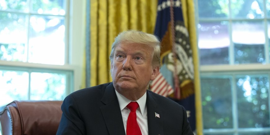 Donald Trump organise une réunion à propos de l'ouragan Dorian à la Maison Blanche à Washington, le 4 septembre 2019.