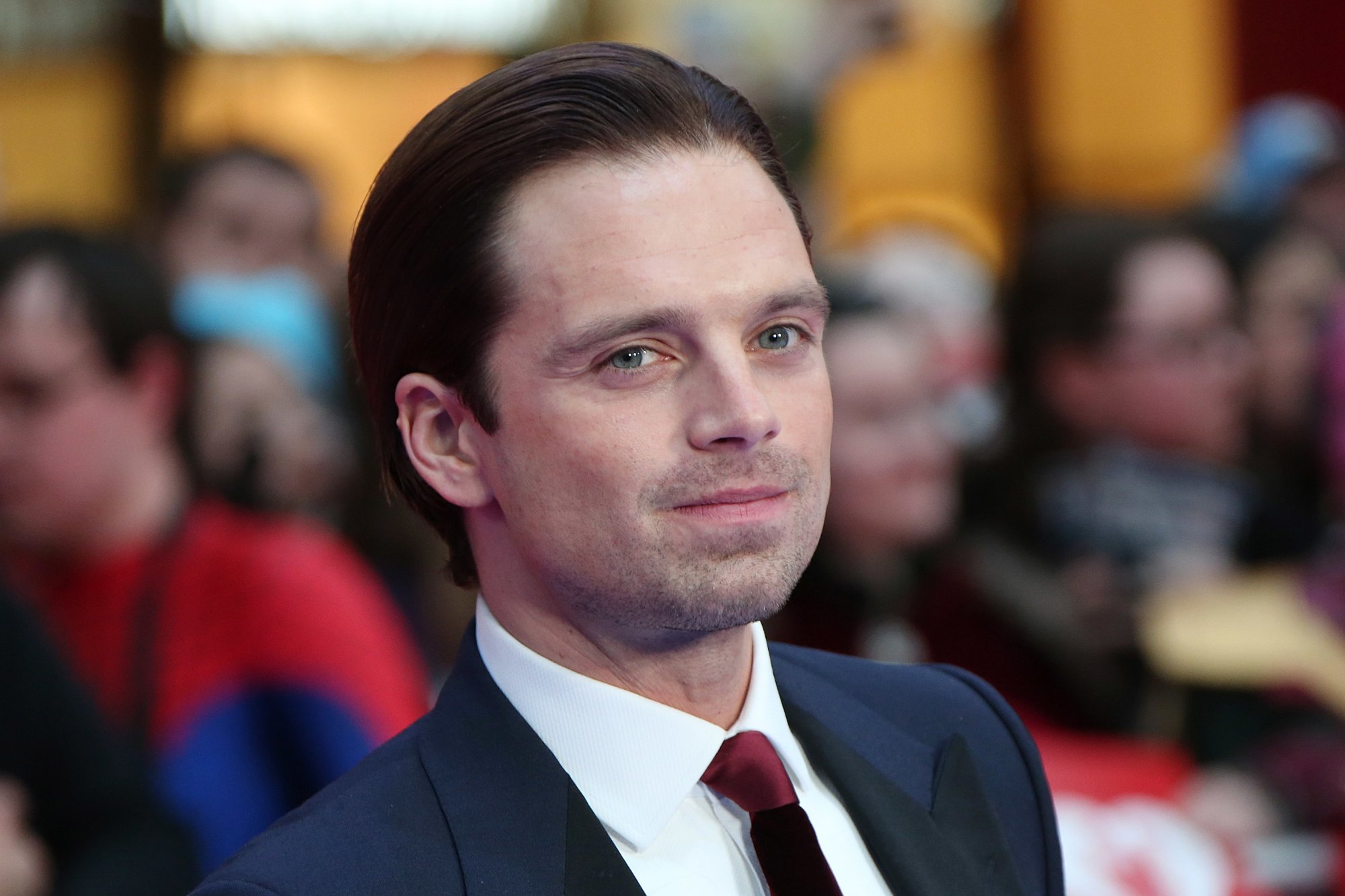 Sebastian Stan lors de la première londonienne de 