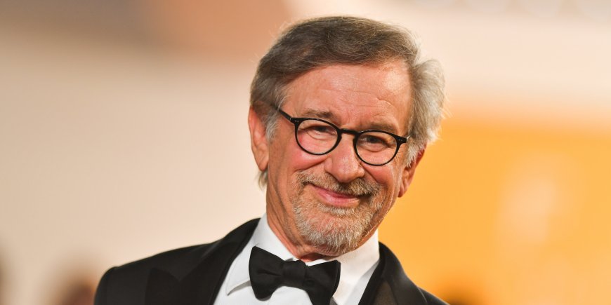 Steven Spielberg venu présenter Le Bon Gros Géant Hors-Compétition du Festival de Cannes, en mai 2016.