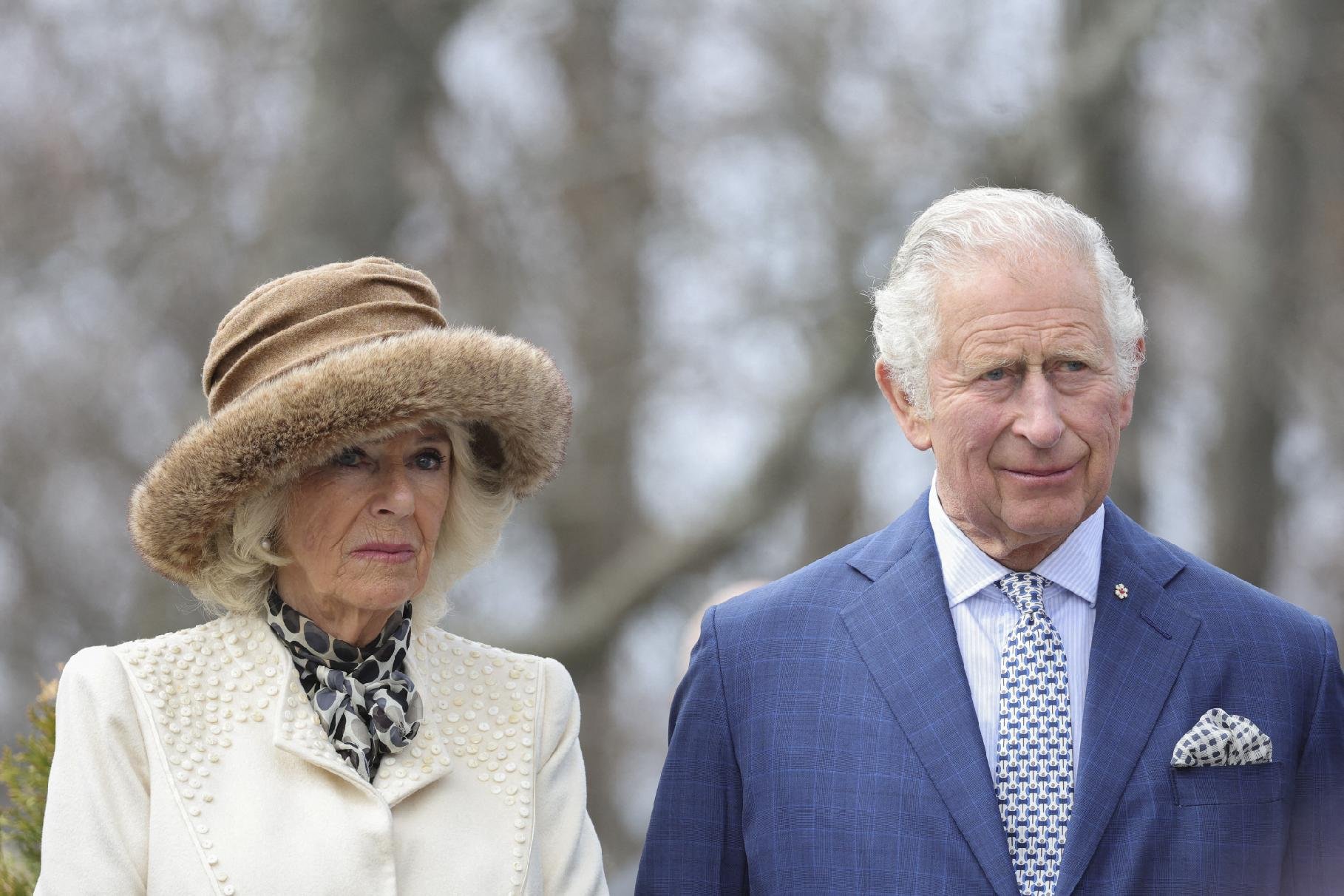 Le prince Charles et Camilla assistent à une cérémonie pour marquer le jubilé de platine de la Reine, dans le Heart Garden at Government House au Canada, le 17 mai 2022.

