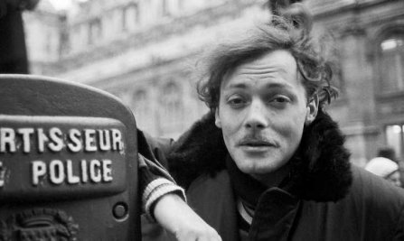 Patrick Dewaere à Paris, le 14 janvier 1977.