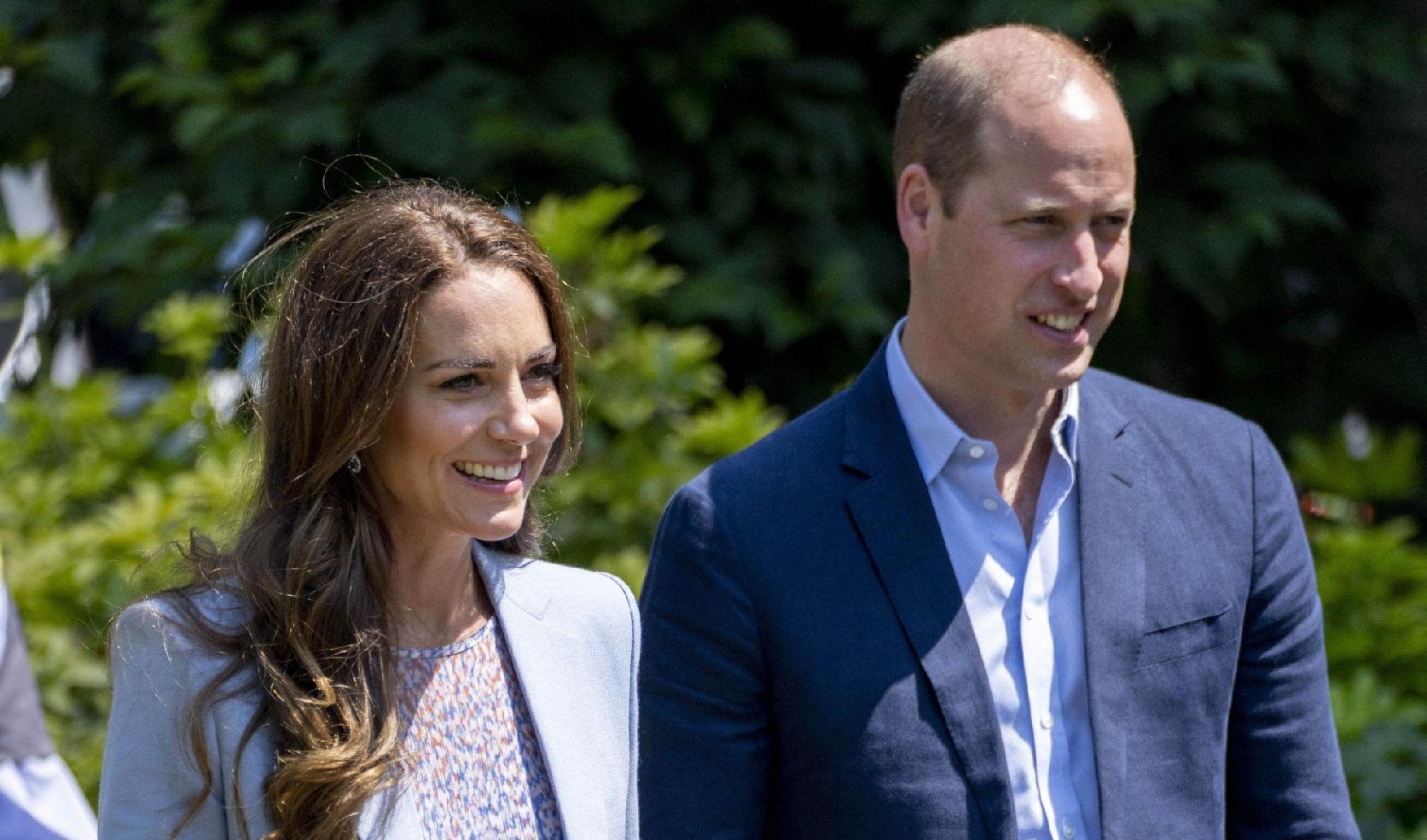 Kate Middleton et le prince William en visite au musée Fitzwilliam de l'Université de Cambridge, le 23 juin 2022.