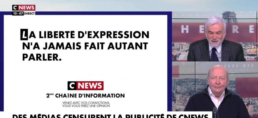 Pascal Praud accuse "Le Monde" et "Libération" d'avoir refusé une campagne publicitaire de CNews