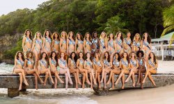 Miss France 2023 : Les 30 Miss en maillot de bain, photos sensuelles dans un cadre paradisiaque