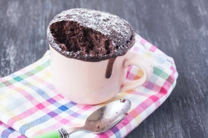 Mugcake au chocolat et cannelle