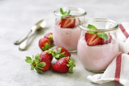 Crème douceur aux premières fraises