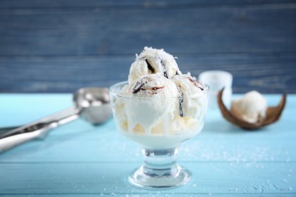 Crème glacée coco