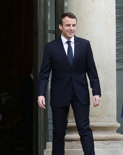 Emmanuel Macron a adopté un chevreau au Salon de l'Agriculture
